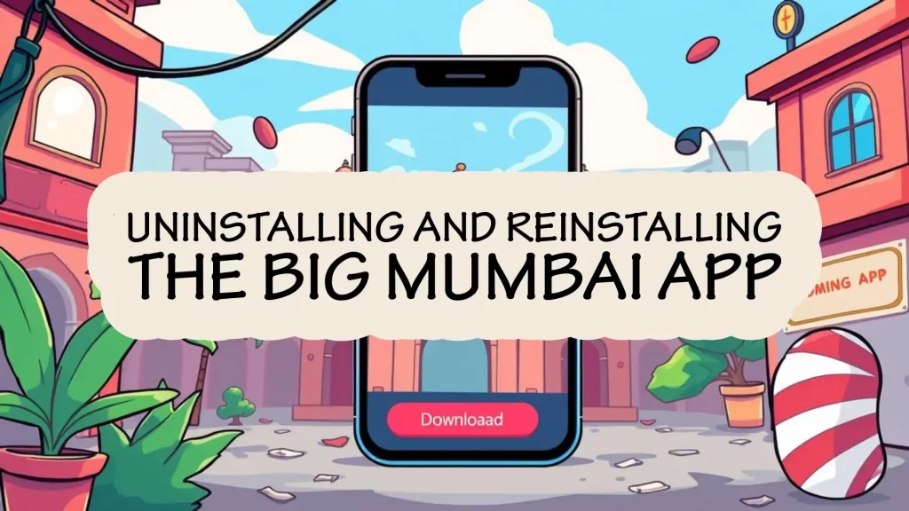 uninstalling and reinstalling big mumbai app