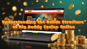 illustration text 'Understanding the Bonus Structure of Big Daddy Casino Online'