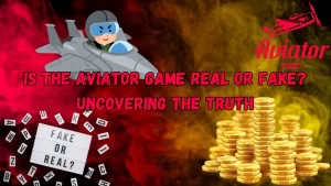 illustration text 'Is the Aviator Game Real or Fake? Uncovering the Truth '